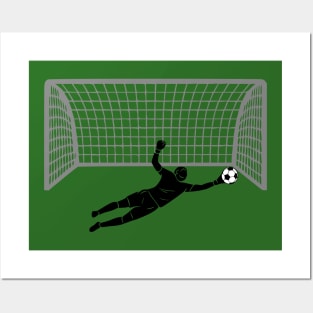 Soccer Goalie Save Posters and Art